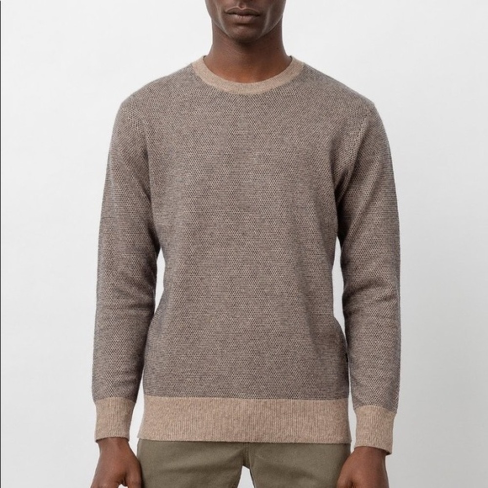 Rails rune flax navy and tan wool sweater SZ XXL